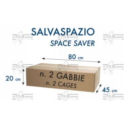 Cage D'élevage Pliable "CORTINA" 120x40x40 Cm -Produits Pour Oiseaux cage d elevage pliable cortina 120x40x40 cm 1 2