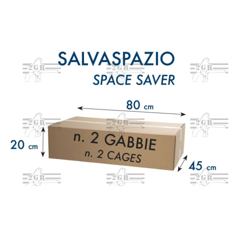 Cage D'élevage Pliable "Sestriere" 120x40x40 Cm 5 Cage D'élevage Pliable "Sestriere" 120x40x40 Cm – Image 3