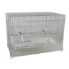Cage Domus-Molinari 45cm Laquée En Blanc 1 Cage Domus-Molinari 45cm Laquée En Blanc -Produits Pour Oiseaux cage domus molinari 45cm blanche