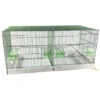 Cage Domus-Molinari 90cm Laquée En Vert -Produits Pour Oiseaux cage domus molinari 90cm chromee 1