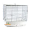 Cage Oiseaux "Clarabella" Chromée Pour Perruches - 70x50x66cm -Produits Pour Oiseaux cage oiseaux clarabella chromee pour perruches 70x50x66cm