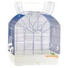 Cage Oiseaux "Gabri" Bleue Avec Fond Blanc - 70x50x79cm -Produits Pour Oiseaux cage oiseaux gabri bleue avec fond blanc 70x50x79cm
