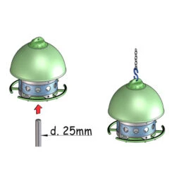 Mangeoire "Space Garden" 7 Mangeoire "Space Garden" -Produits Pour Oiseaux mangeoire verte pour jardin 1