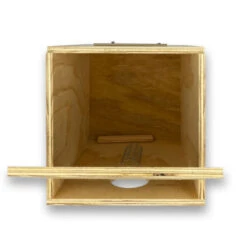 Nichoir Vertical Pour Grandes Perruches 22x22x30 Cm -Produits Pour Oiseaux nichoir vertical pour grandes perruches 22x22x30 cm 2